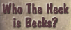 About Becks